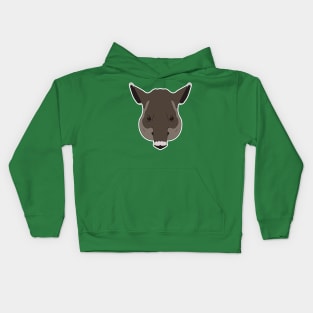 Baird's tapir Kids Hoodie